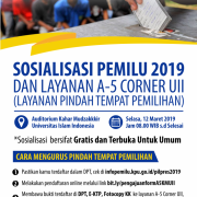 Sosialisasi Pemilu dan Layanan A-5 Corner UII