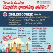 English Course # Batch 1