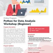 Online Program: Python for Data Analysis Workshop (Beginner)