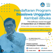 Pendaftaran Program Beasiswa Unggulan Tahun 2020