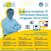 Webinar Sosialisasi Pembukaan Beasiswa Unggulan Tahun 2020