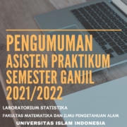 Pengumuman Asisten Praktikum Semester Ganjil 2021/2022