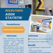 Open Rekrutmen Agen Statistik Pojok Statistik UII Semester Genap TA. 2022/2023