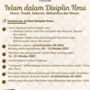 Penulisan Bunga Rampai Islam Dalam Disiplin Ilmu 2023