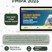 LOMBA WEBSITE TERBAIK hadir kembali di MILAD FMIPA 2023