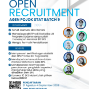 OPEN RECRUITMENT AGEN STATISTIK BATCH 9