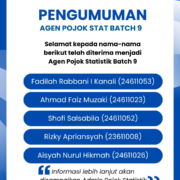 Pengumuman Agen Statistik Batch 9
